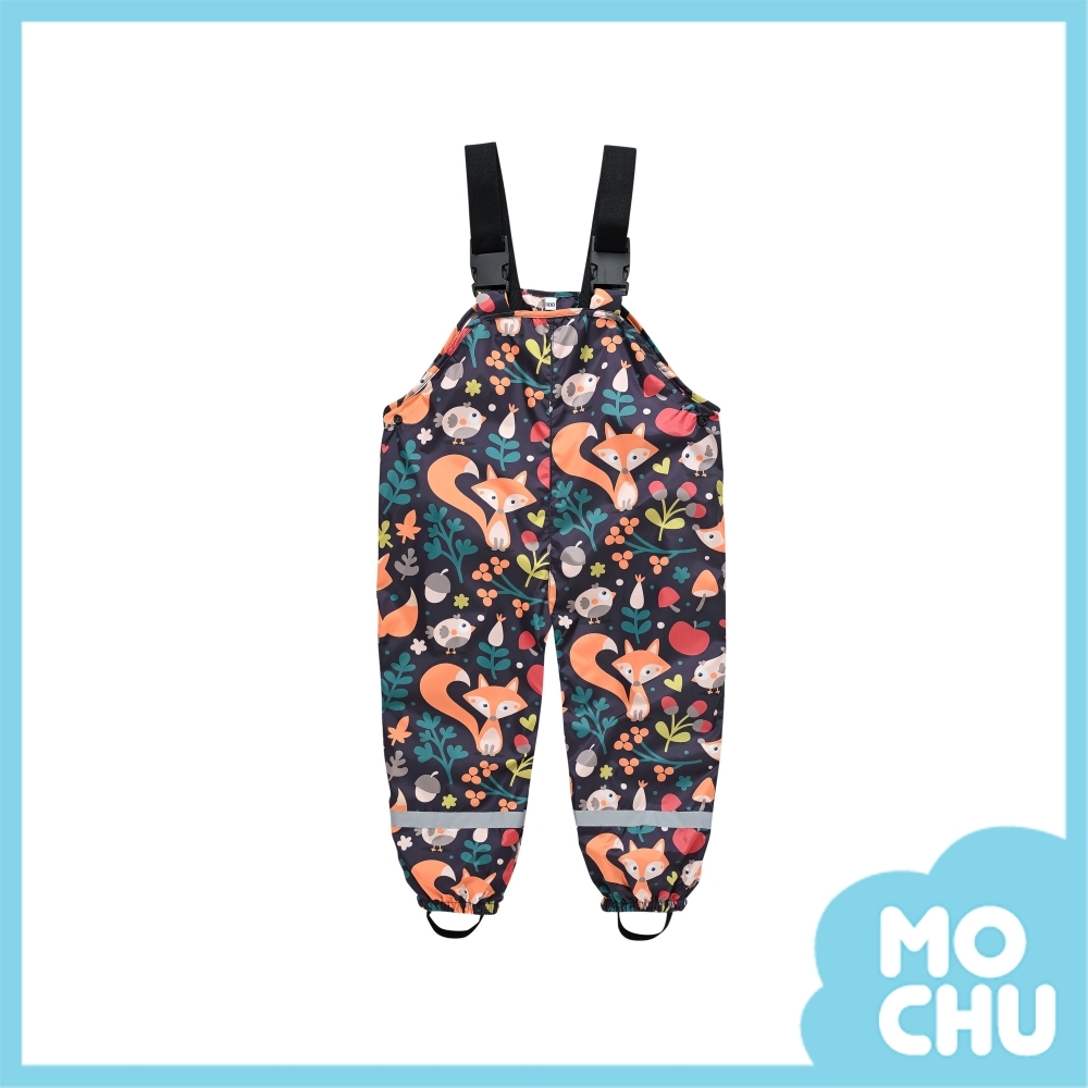 好奇小狐狸背帶玩水褲