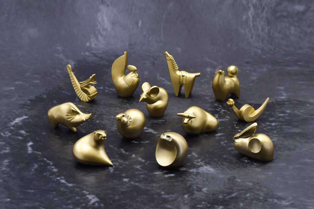 日本十二生肖吉祥擺飾