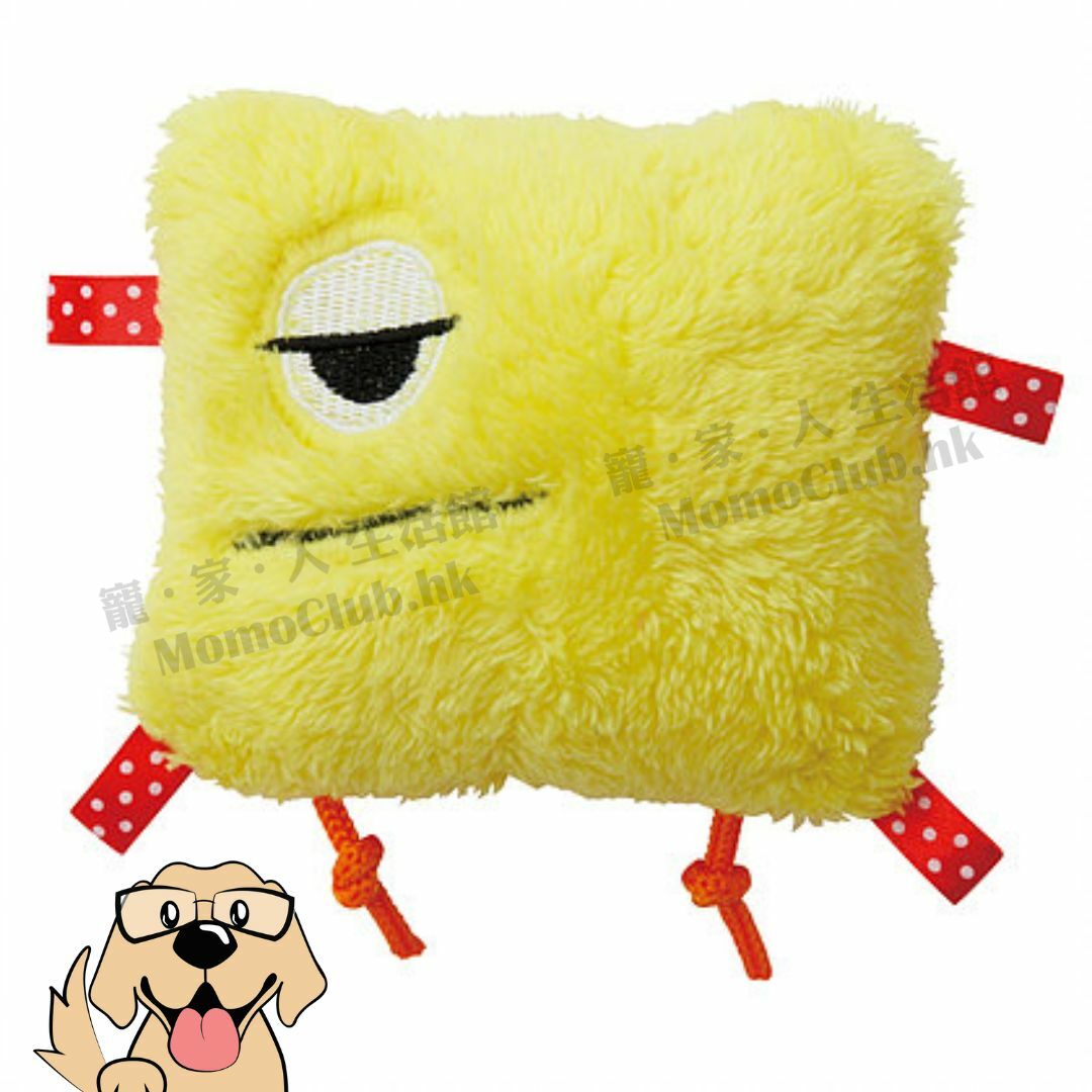 Petio - 磨牙怪獸狗玩具(黃色) [犬用]