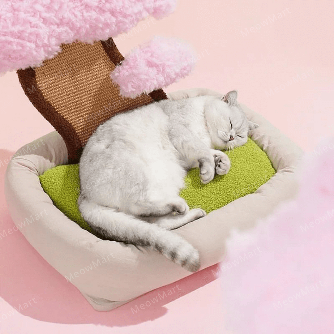 【新品8折】櫻花樹下貓抓板貓窩