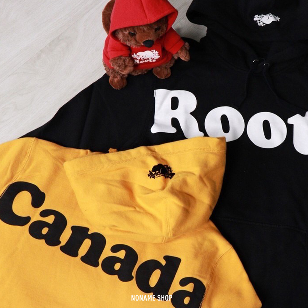 ROOTS Hoody 大LOGO 刷毛 連帽 帽T (男款)