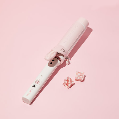 VODANA Glamwave Curling Iron ストロベリークリーム グラムウェーブ