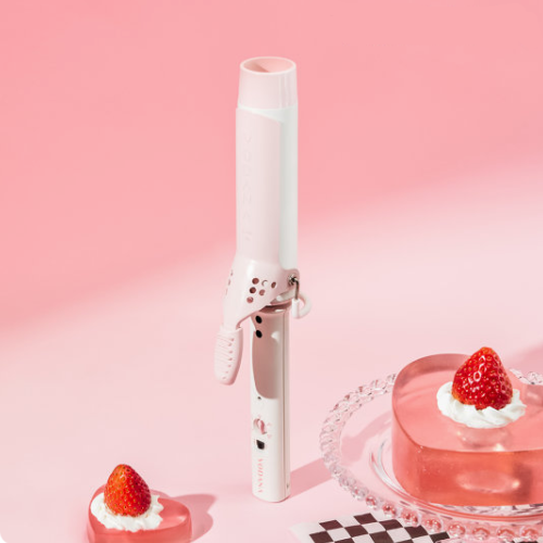 VODANA Glam Wave Curling Iron (Strawberry Cream)