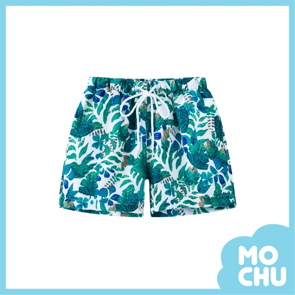 搖曳綠葉沙灘褲