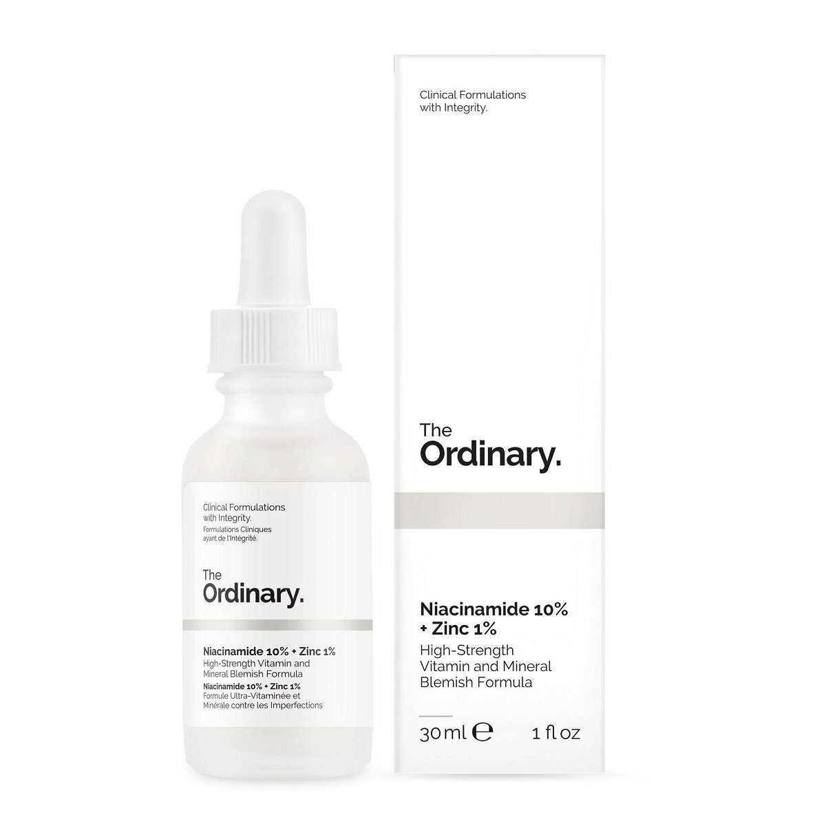 The Ordinary - 去印收毛孔精華 Niacinamide 10% + Zinc 1% 30ml (平行進口)