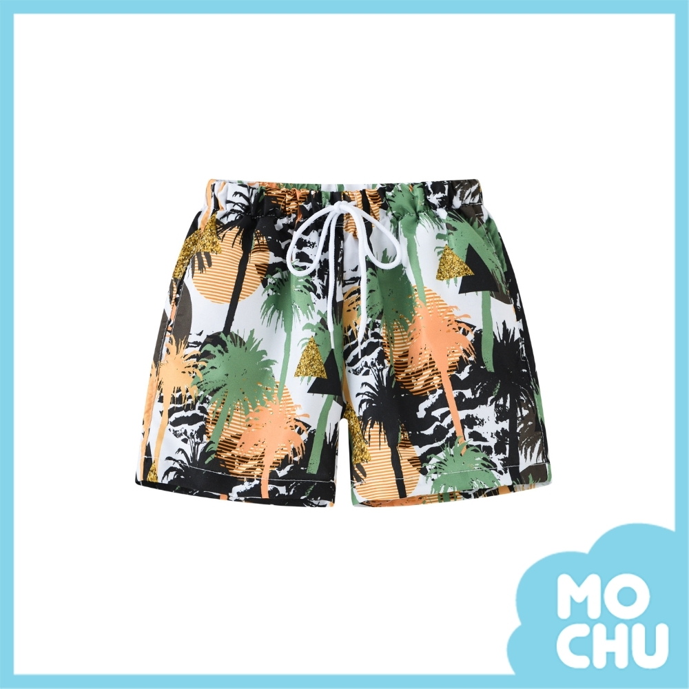 多色椰子樹沙灘褲