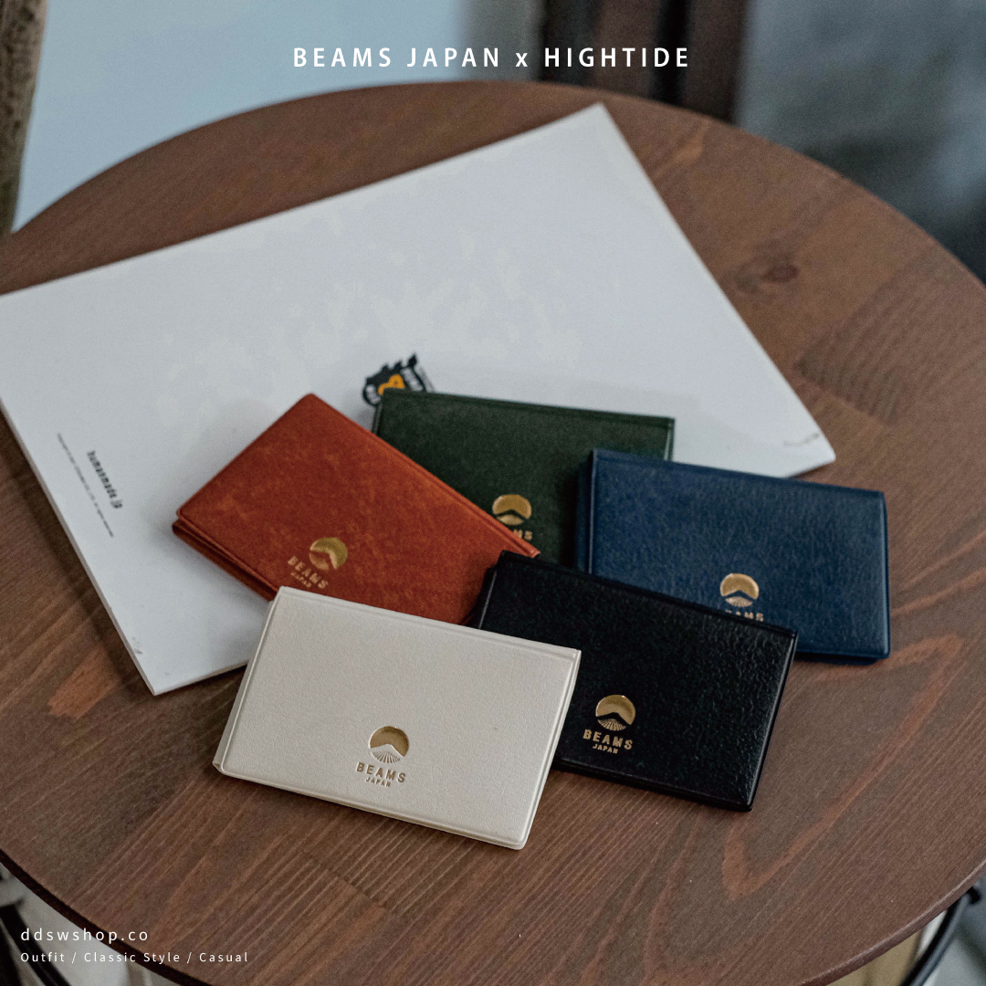 "代購" BEAMS JAPAN x HIGHTIDE 聯名款 日本限定 卡夾 名片夾 燙金 富士山