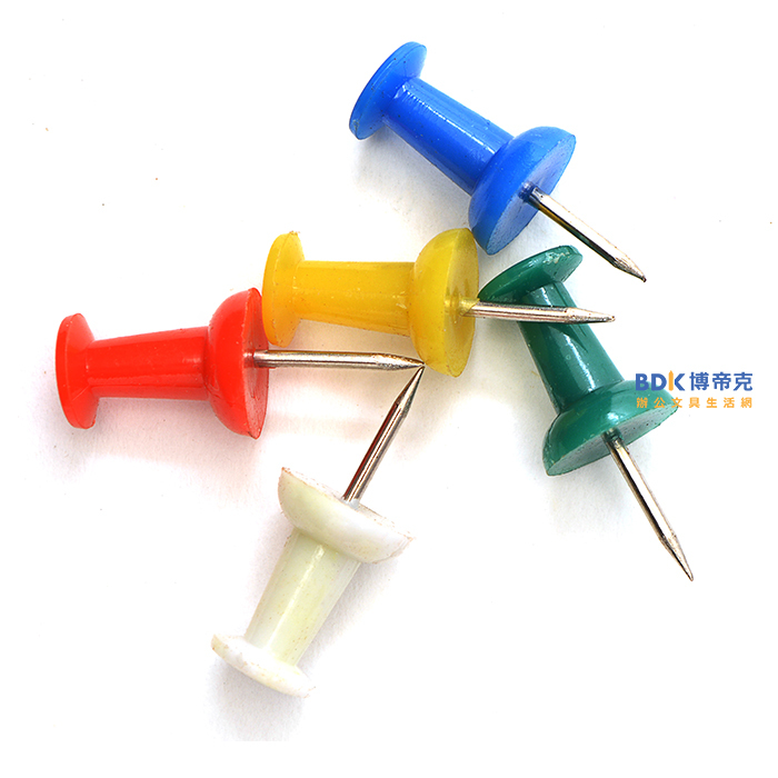 ABEL 力大牌 豪華盒 彩色美式圖釘 NO.1003