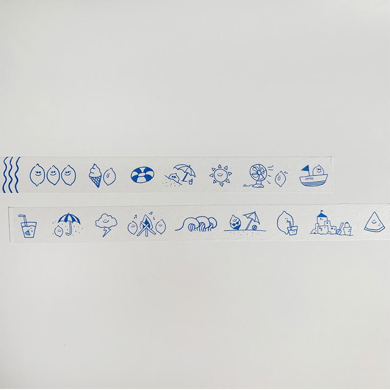 【SecondMorning】夏日檸檬紙膠帶