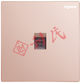 Legrand 羅格朗 Galion 單位cat3電話插座  (白色/香檳金/深沙銀/玫瑰金/碳素黑/櫻花粉)