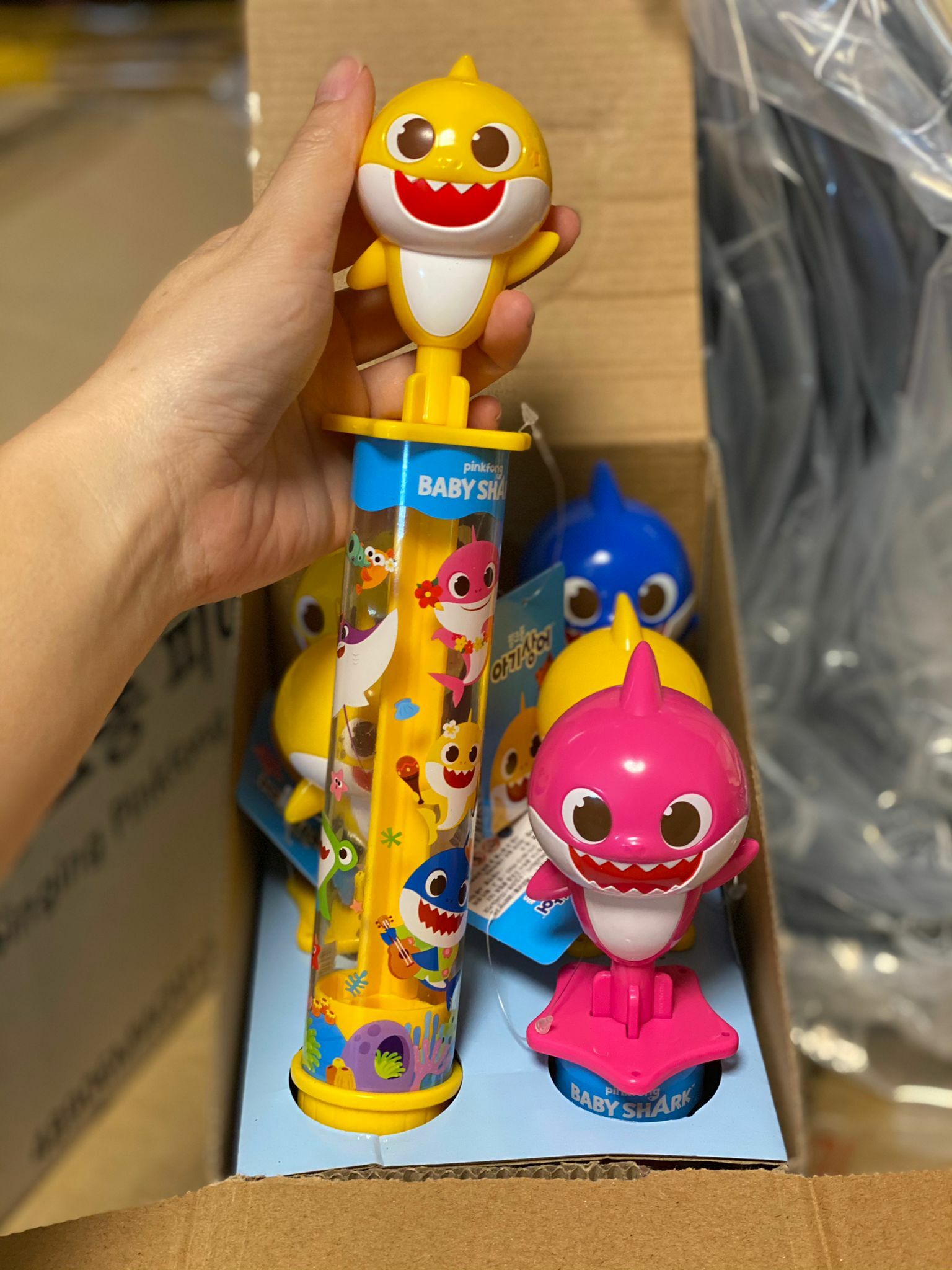 韓國直送Baby Shark 吸管型水槍/沐浴水槍