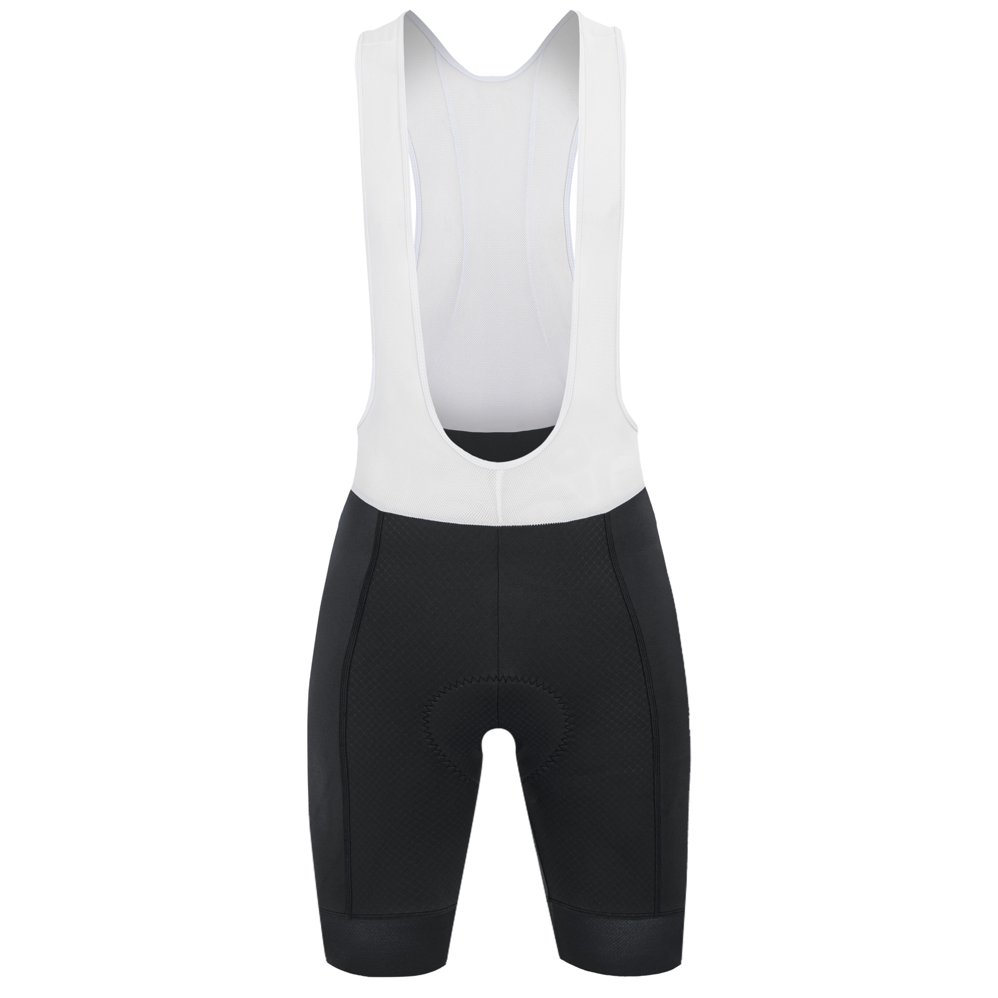 男款吊帶短褲 潔淨 黑