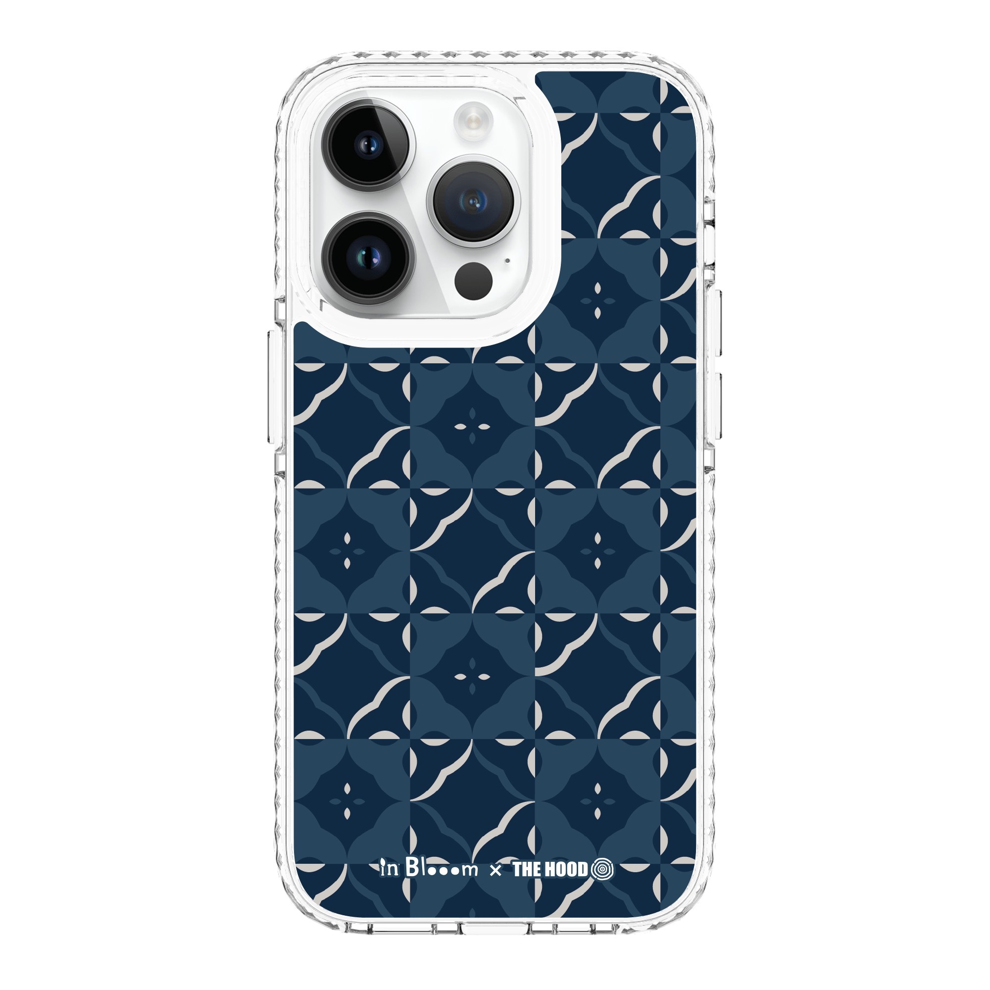 【現貨】印花樂ＸThe Hood 聯名手機殼/玻璃海棠8號/海軍藍
