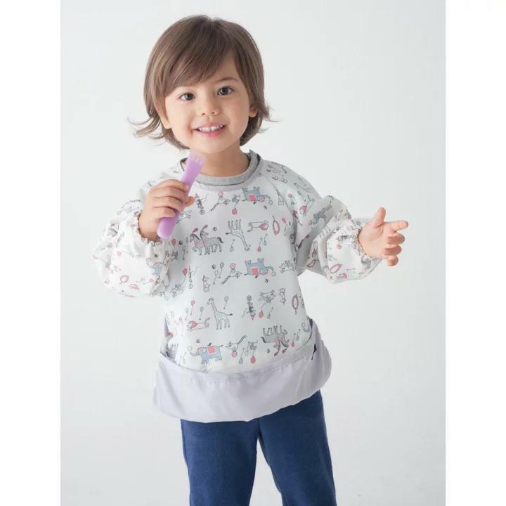 (現貨)🇯🇵 日本直送Combi 長袖防水輔食飯衣