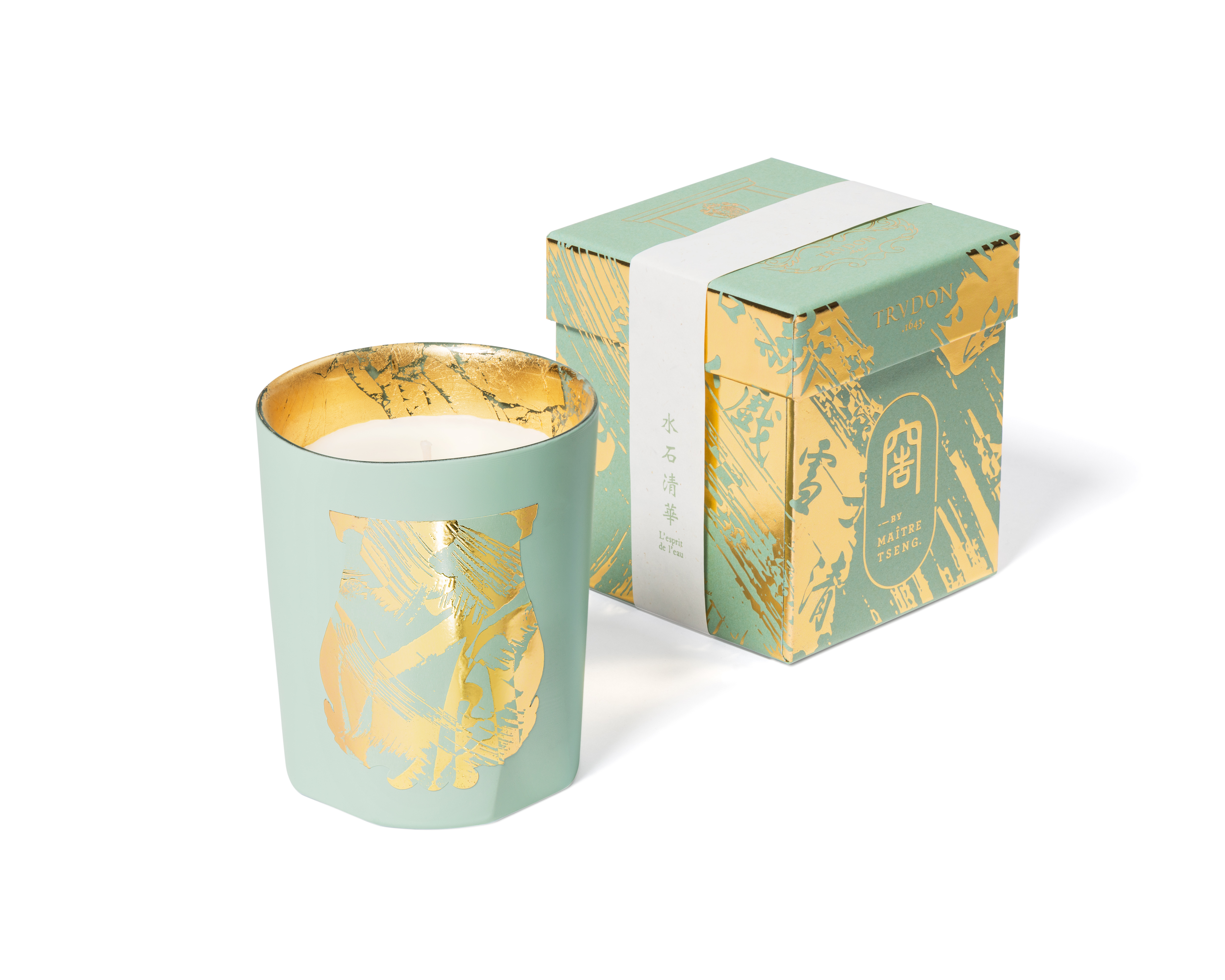 新品未開封 Trudon(トルードン)限定キャンドル 〈水石清華〉 Trudon 限量聯名水石清華270g