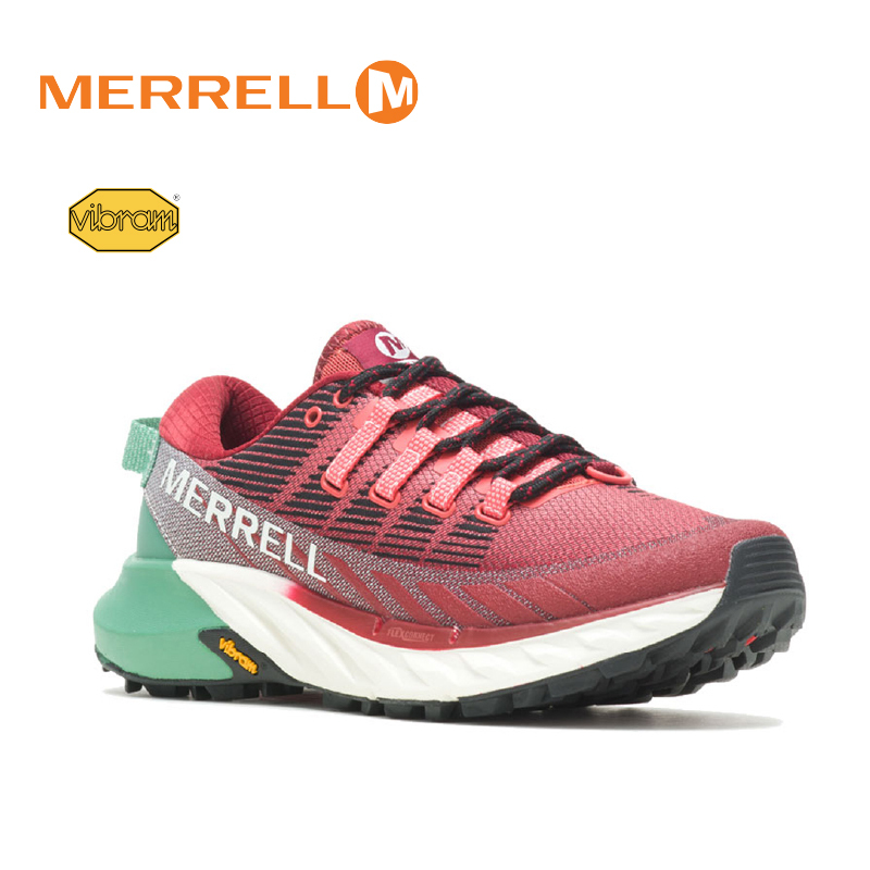 MERRELL 美國 AGILITY PEAK 4 輕量越野鞋 女款 覆盆粉 32ML067410