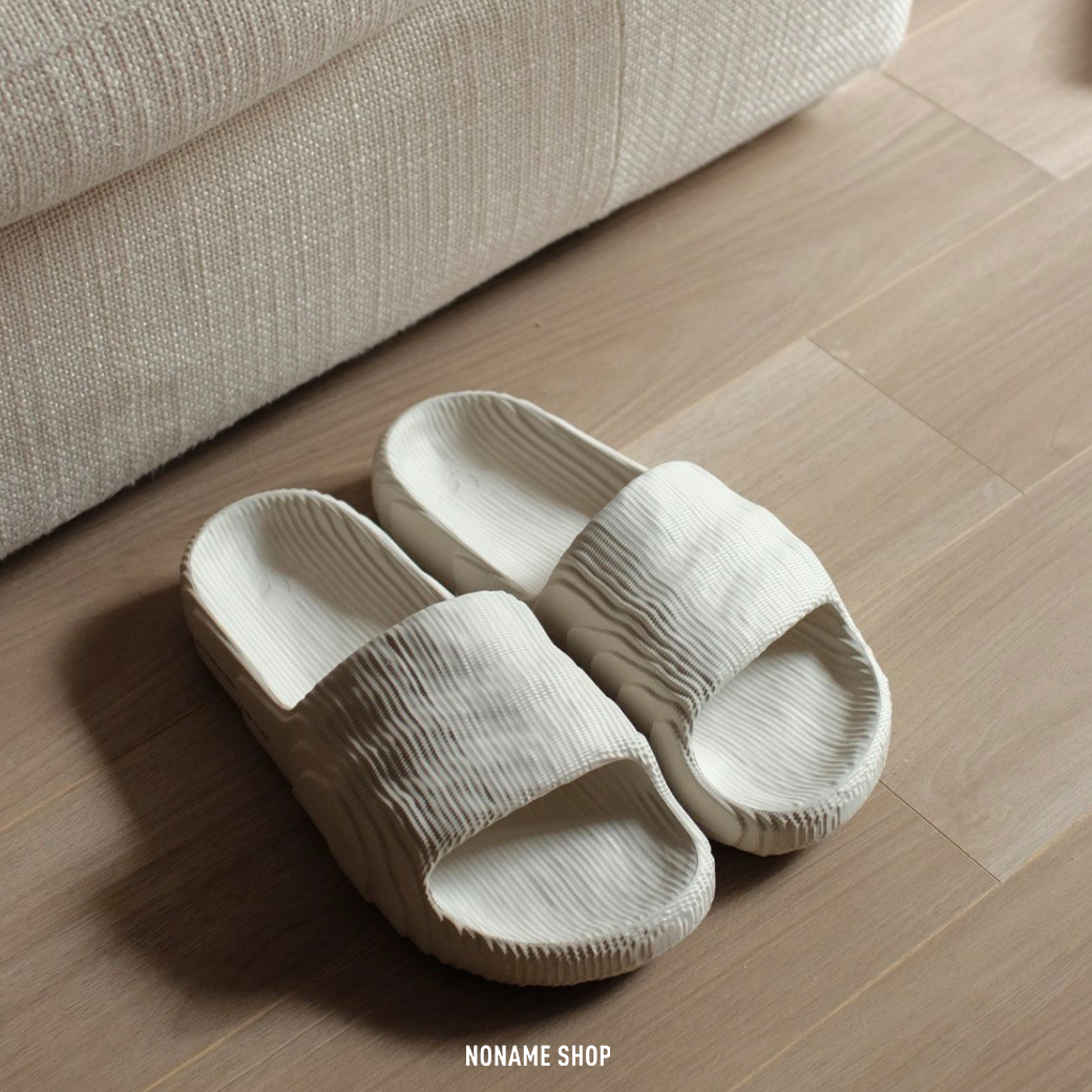ADIDAS ORIGINALS adilette 22 熔岩 水泥 馬賽克 拖鞋 米白 (男/女同款)