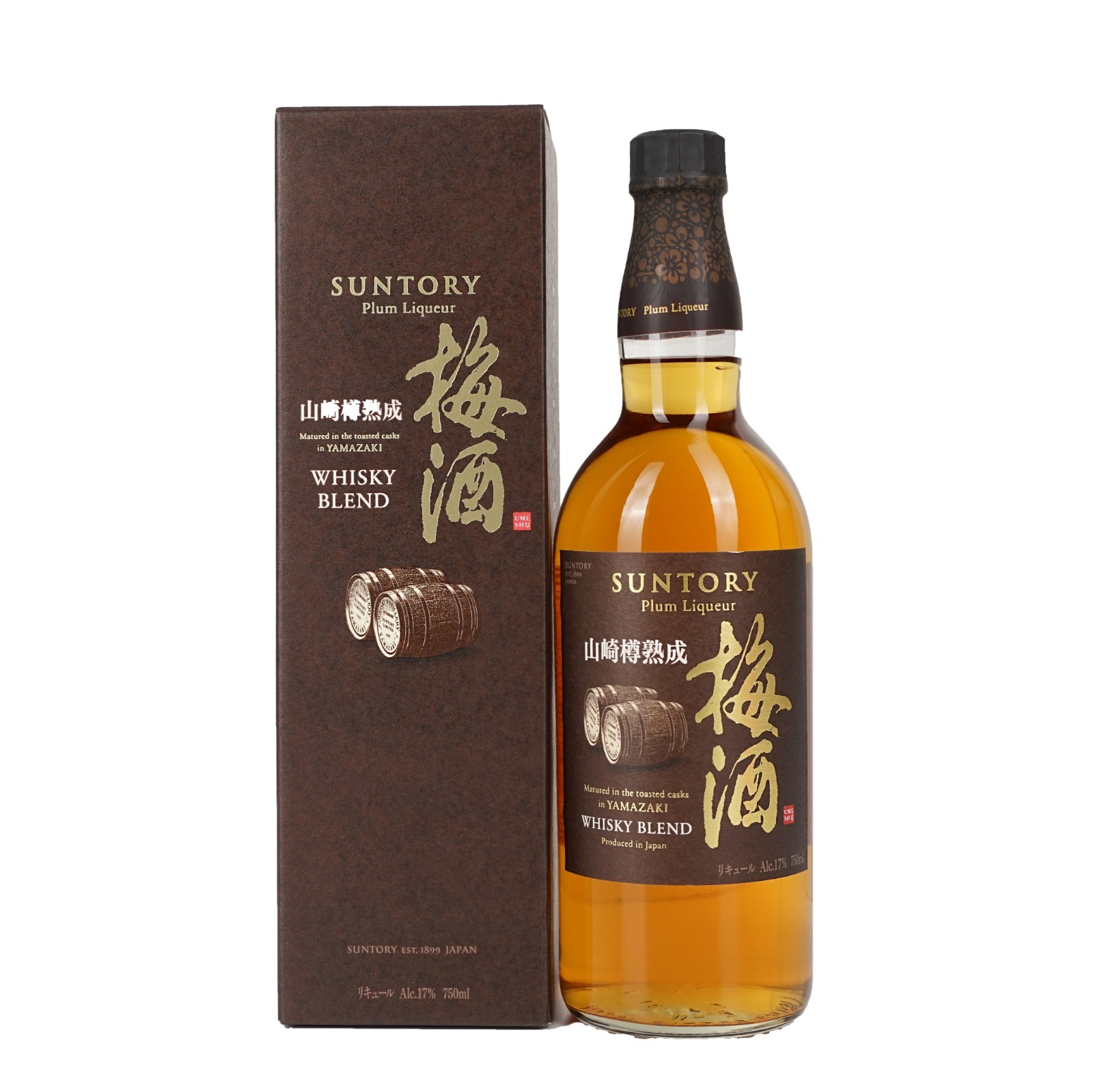 山崎 蒸餾所貯蔵 焙煎熟成梅酒 (750ml) (禮盒裝)