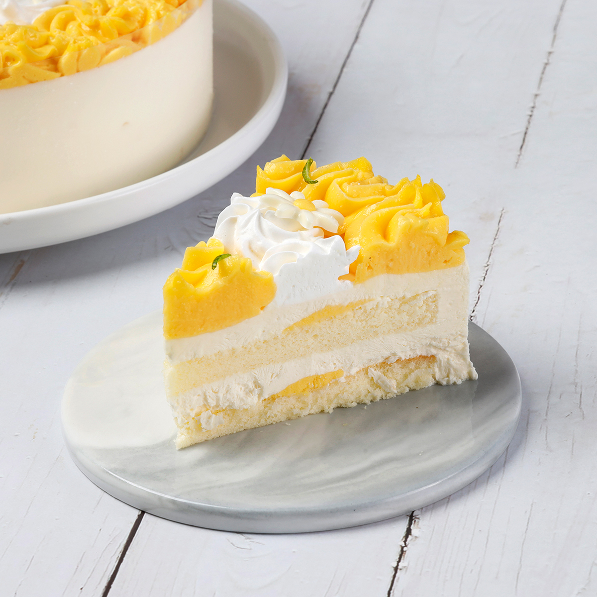 法式檸香生乳酪【生日蛋糕/乳酪蛋糕/檸檬蛋糕】