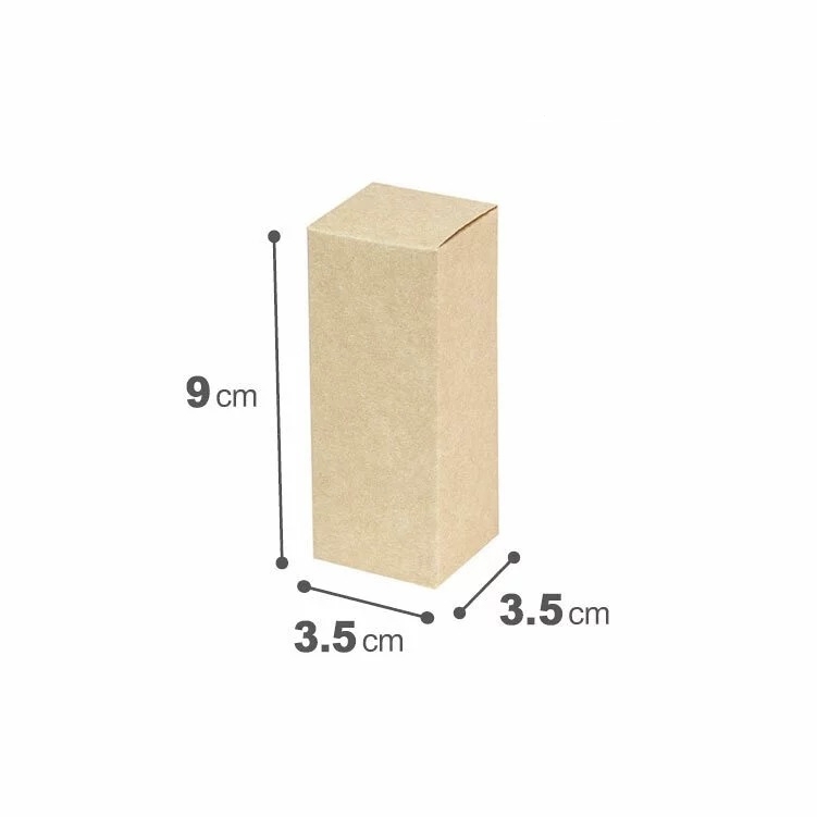 雙蓋盒 牛皮無印-L1-03 10入/包 3.5*3.5*9cm【3-L103】