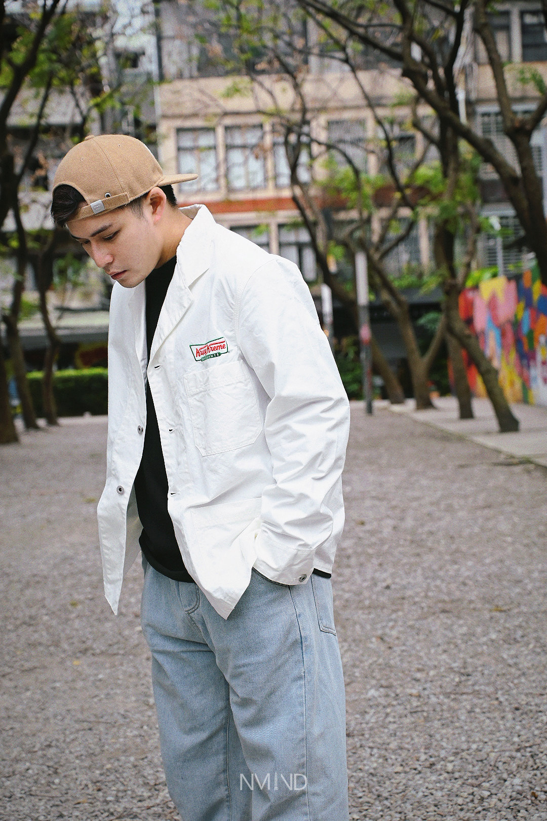 HUMAN MADE X KRISPY KREME FACTORY JACKET 白襯衫