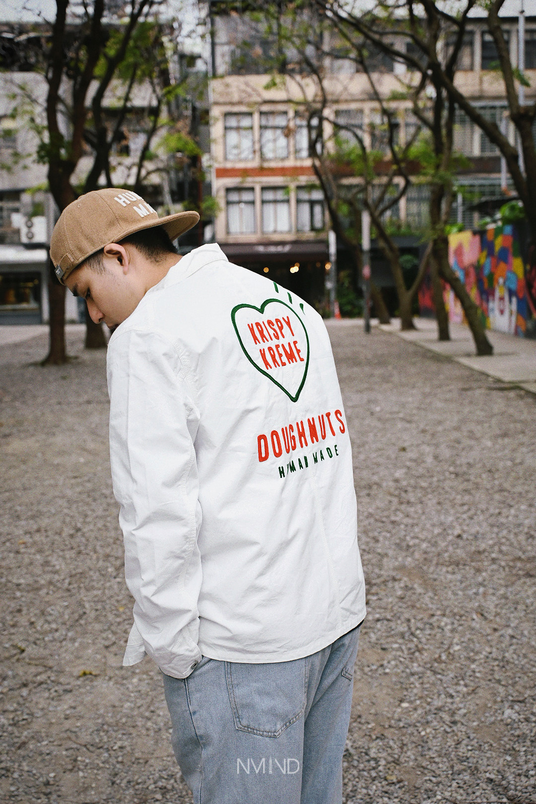 HUMAN MADE X KRISPY KREME FACTORY JACKET 白襯衫