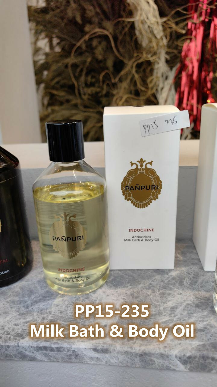 PP15 PANPURI ANTIOXIDANT MILK BATH & BODY OIL -INDOCHINE