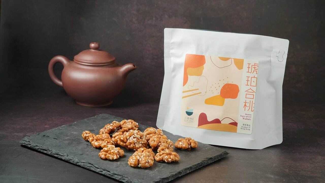 手工琥珀合桃升級版 （台灣麥芽糖製）｜三點水