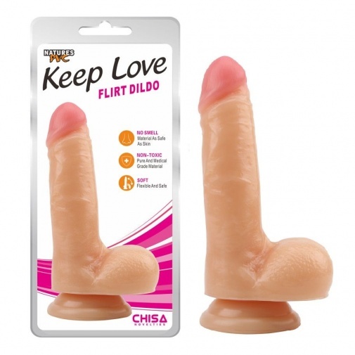 Chisa Keep Love Flirt 假陽具 - 肉色