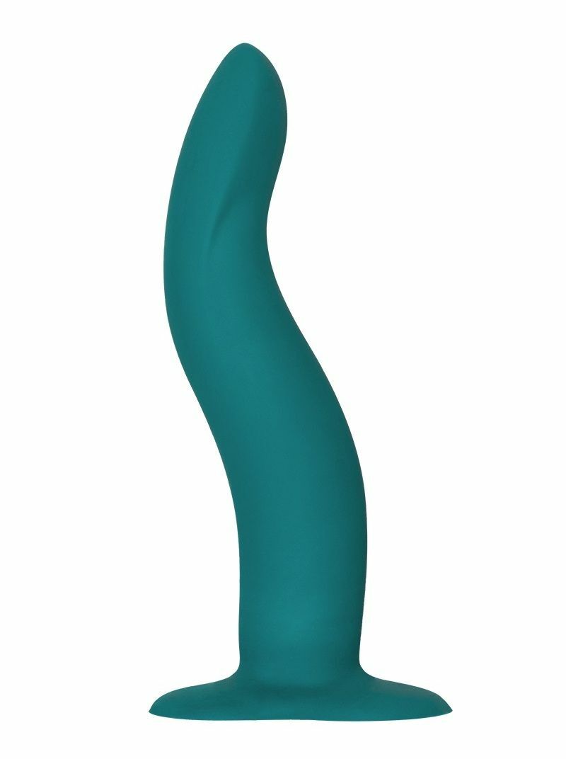 〔隨意屈曲〕Fun Factory Limba Flex 可彎曲假陽具 M - 湖綠色