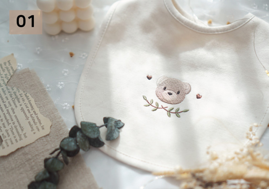 （限時團購）韓國製Koongskoongs Apron organic bib 有機棉口水肩