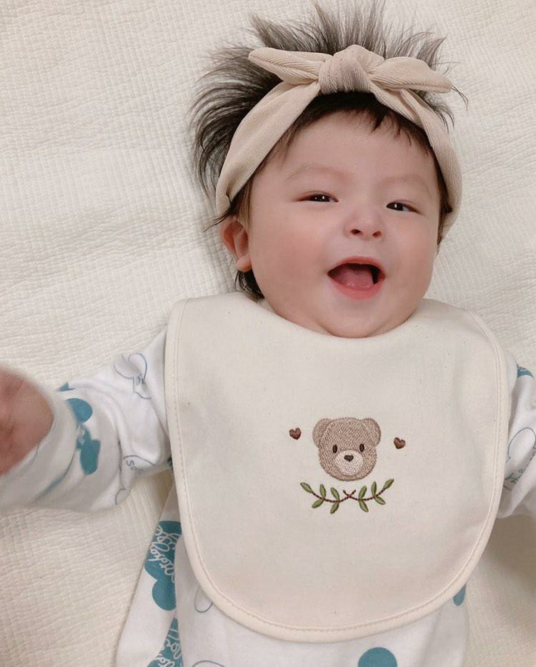 （限時團購）韓國製Koongskoongs Apron organic bib 有機棉口水肩