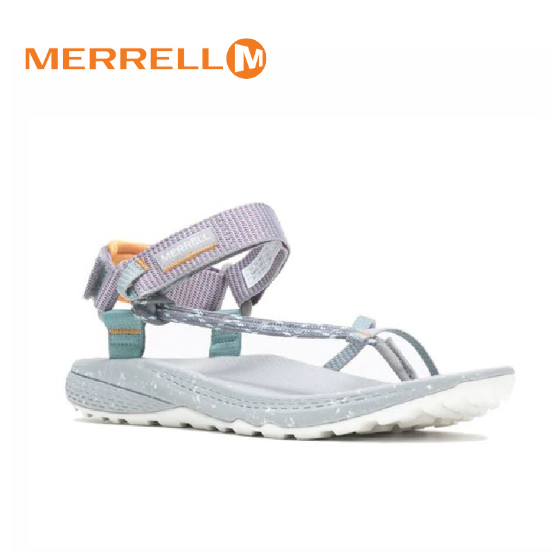 MERRELL 美國 BRAVADA CORD WRAP 淺灰/芋紫 女款 舒適/EVA中底/快速排水 30M004176