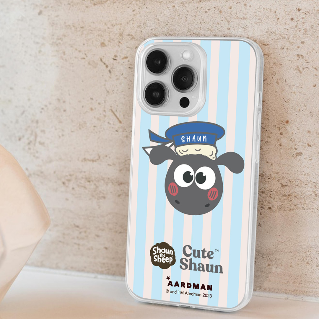 《笑笑羊》海軍尚恩Apple Magsafe手機殼（藍/粉）