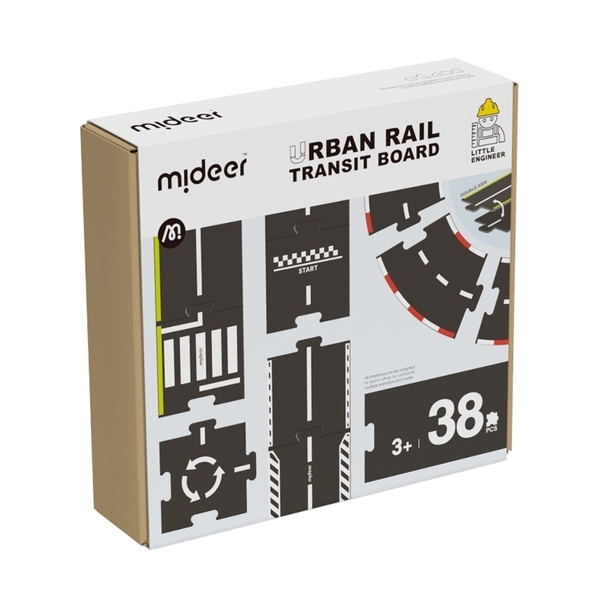 《 MiDeer 》 雙面場景軌道拼圖