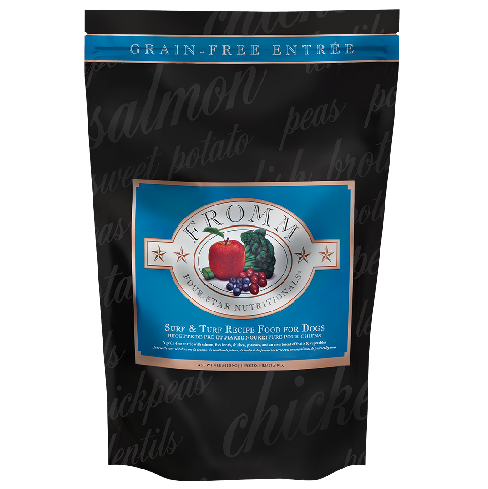 Fromm Grain Free Dry Dog Food  Surf & Turf Recipe．4lb/12lb/26lb