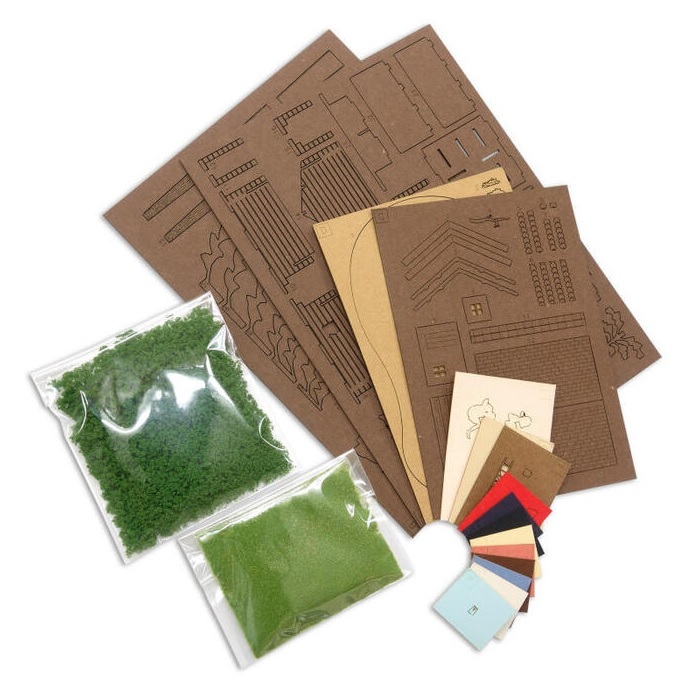 Sankei 情景 MK07-39 N規 魔女宅急便的建物.套件