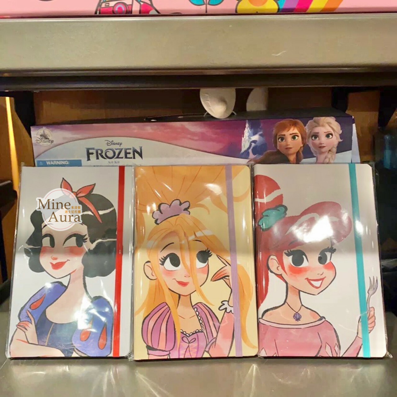 白雪公主 Snow-white 繪畫風 圖案 筆記本 記事本 -上海迪士尼樂園