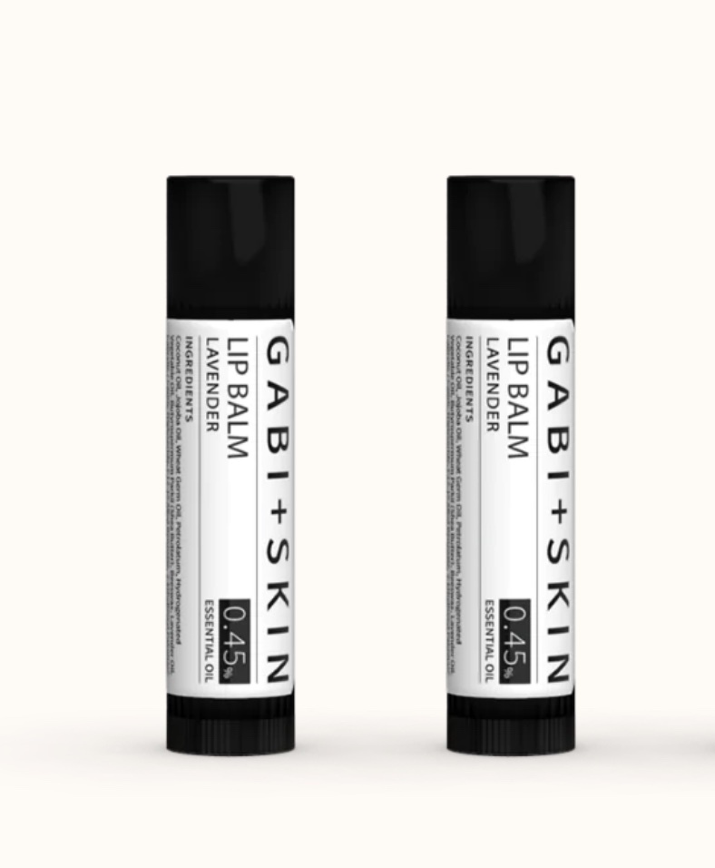 【孖裝更抵！快速修護唇部乾燥不適感】GABI+ SKIN 薰衣草滋養潤唇膏2支裝