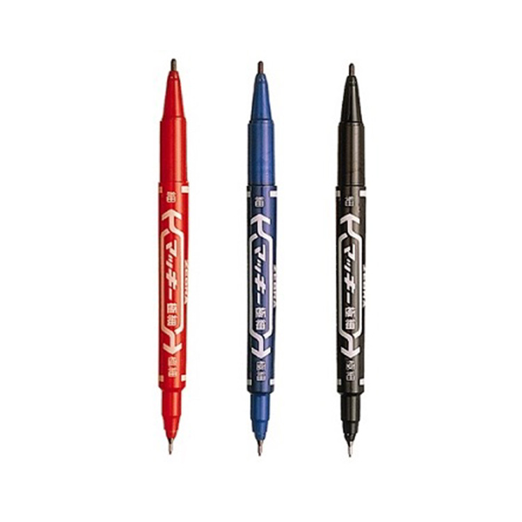 【ZEBRA】MO.120 極細雙頭油性筆/8色組