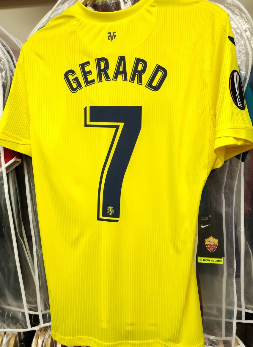 20-21維拉利爾主場歐霸決賽版球衣