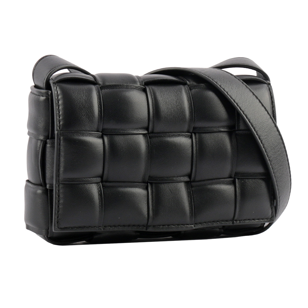 【BOTTEGA VENETA】小羊皮Padded Cassette 小款枕頭編織包