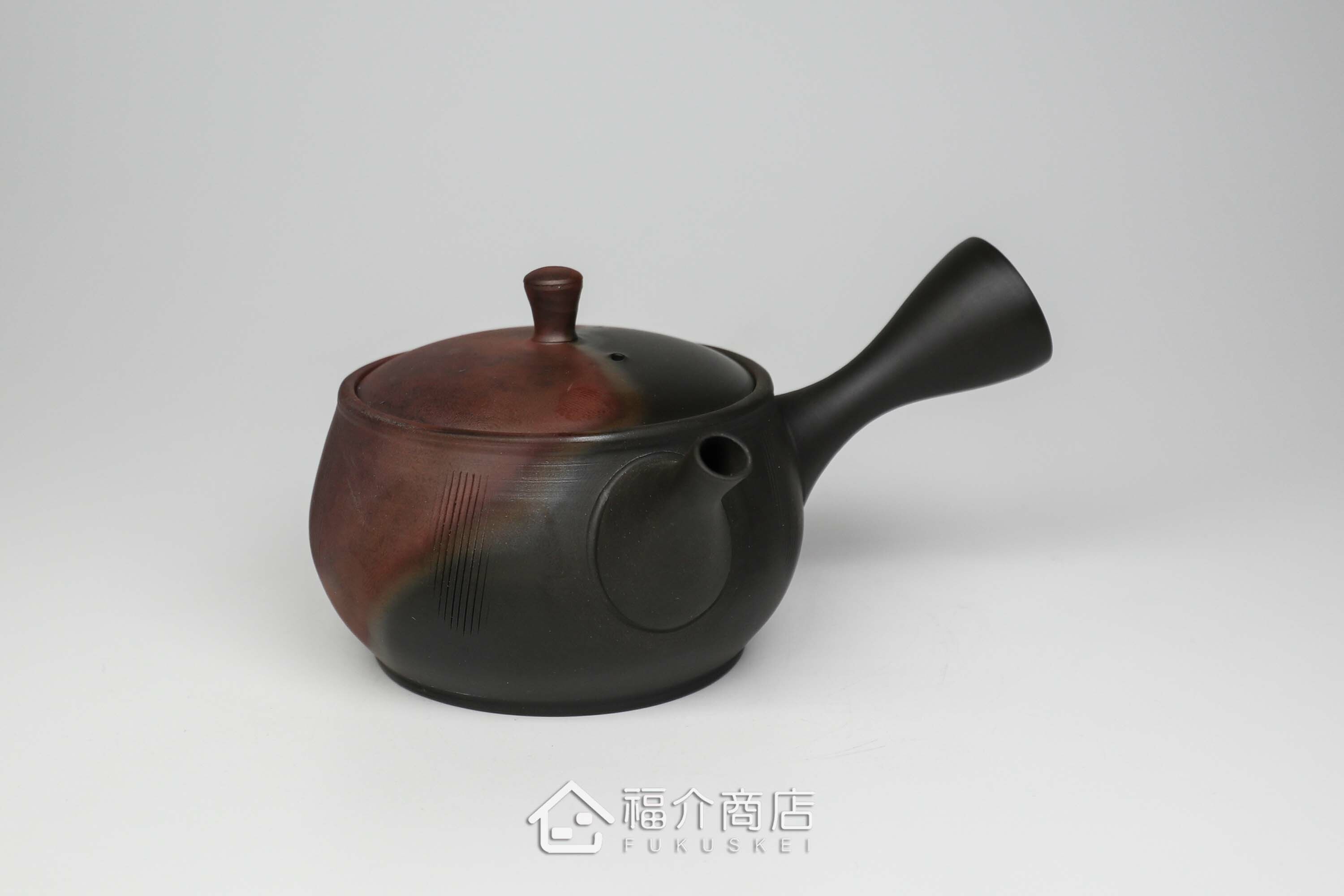 泡茶用的140ml黑色與咖啡色陶壺