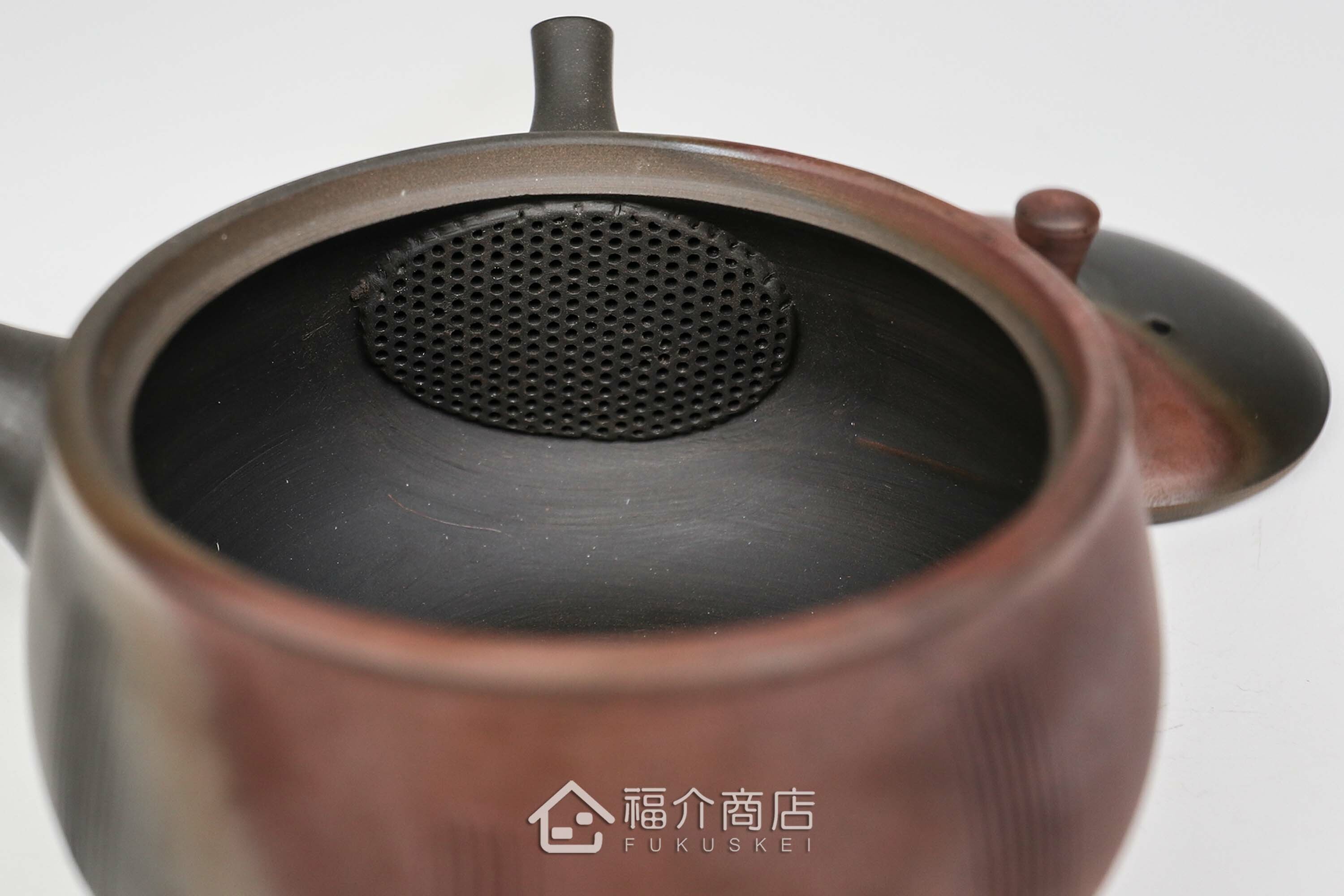 泡茶用的140ml黑色與咖啡色陶壺