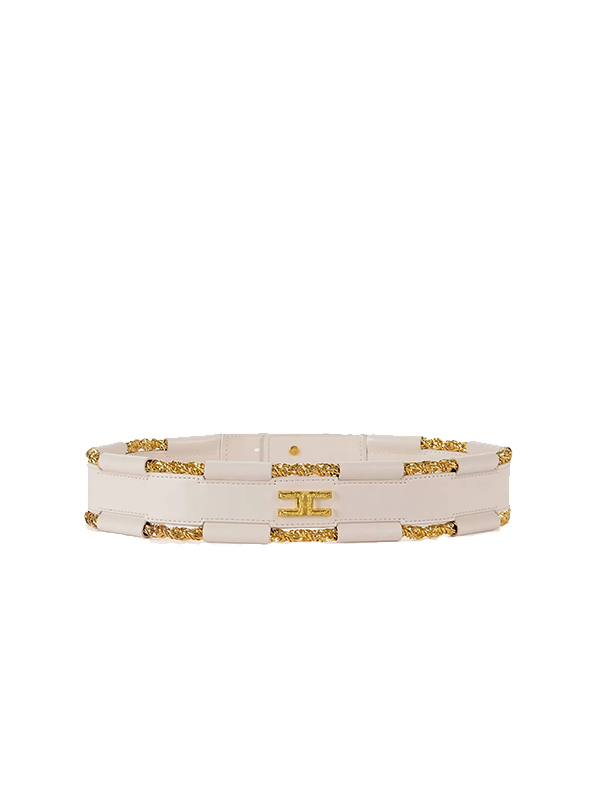 Elisabetta Franchi 鍊邊造型腰帶