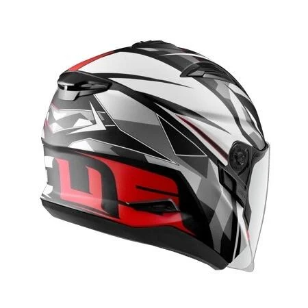 ZEUS ZS-613B 613B 3/4罩 半罩 內藏墨鏡 AJ15 消光黑白紅