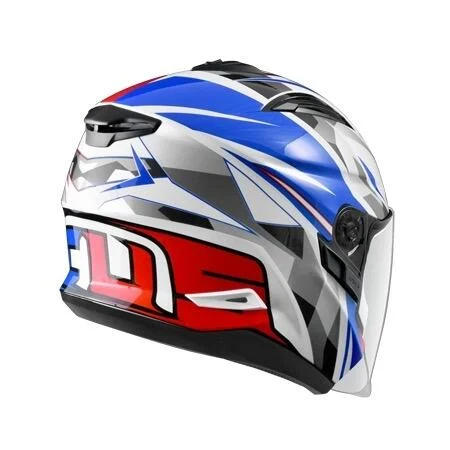 ZEUS ZS-613B 613B 3/4罩 半罩 內藏墨鏡 AJ15 白紅藍