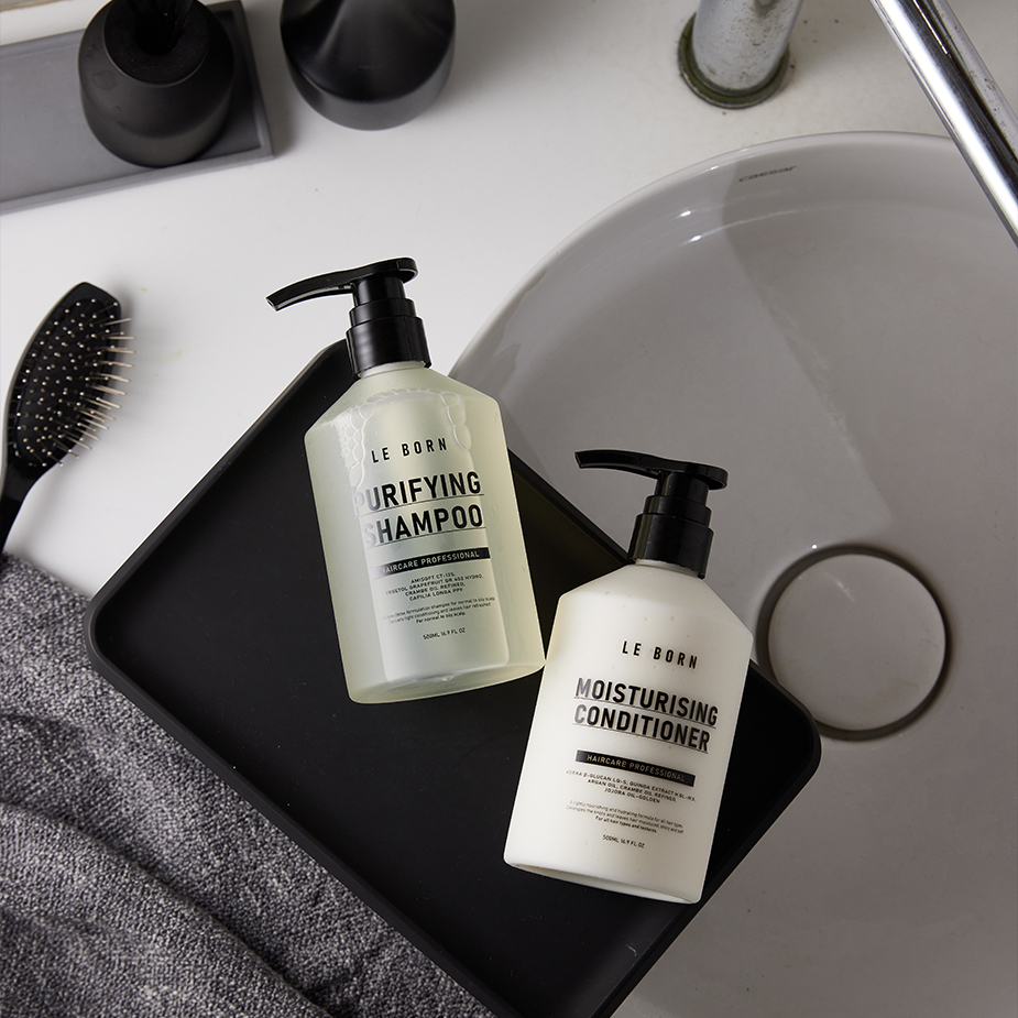 LE BORN保濕潤髮乳及淨化洗髮露
