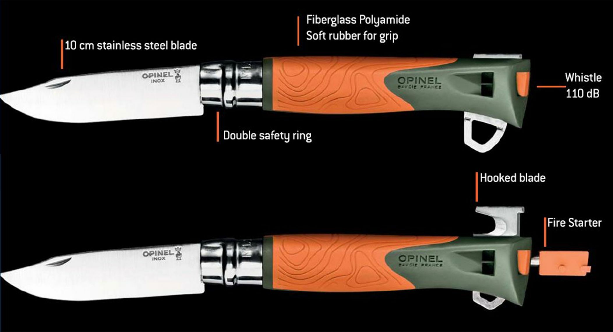Opinel N12 Explore 傳統多功能摺刀