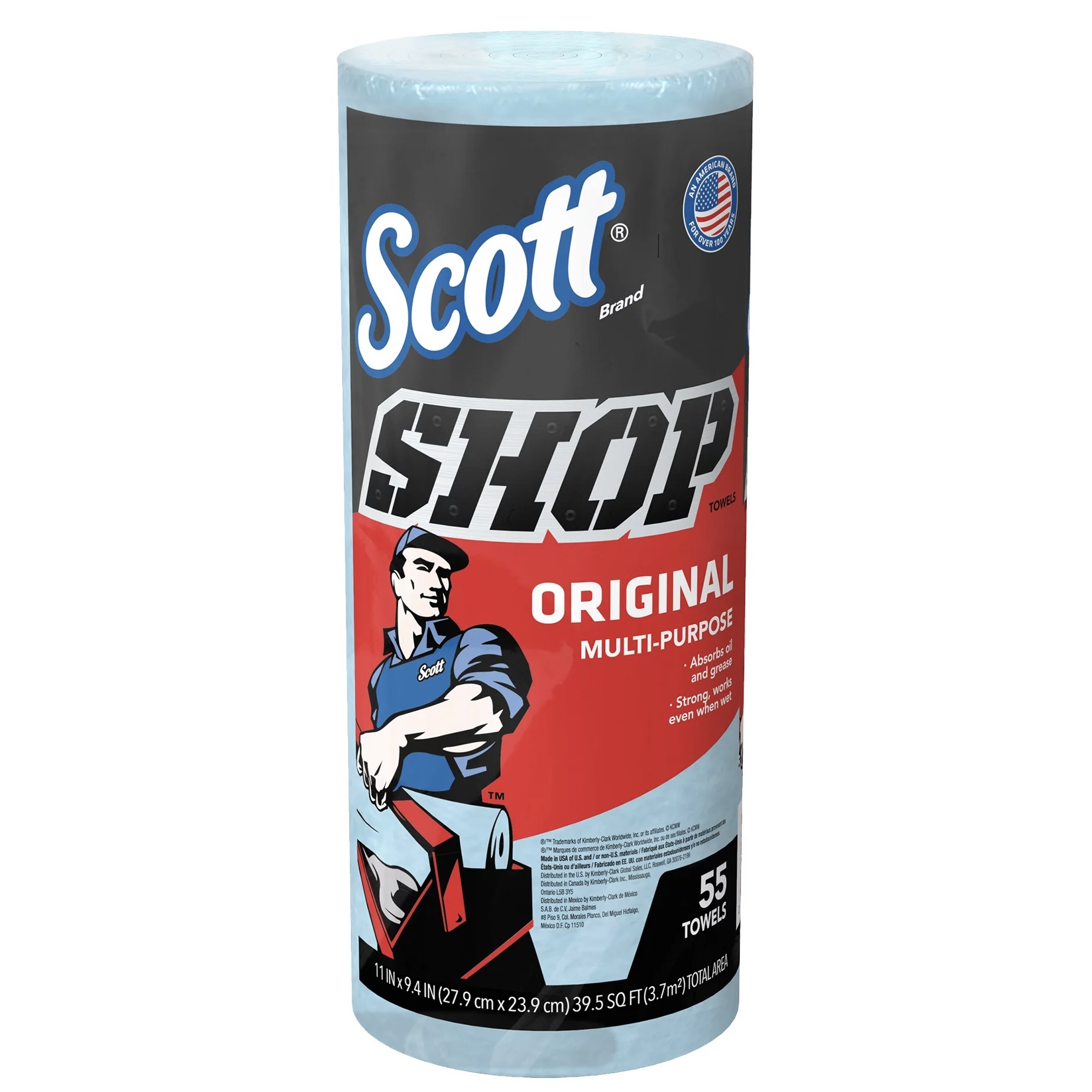 美國 Scott Shop Towel 強韌萬用紙抹布 (55張/卷)